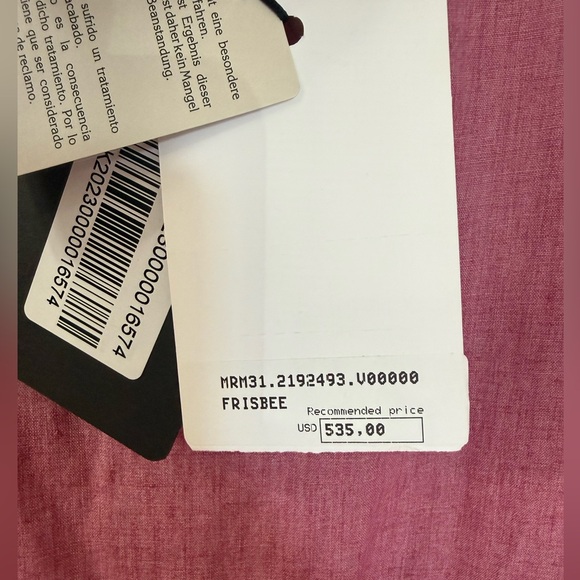 Marina Rinaldi FRISBEE Rose-Pink 100% Linen Scoop-Neck Tunic - 20 NWT - Picture 4 of 7